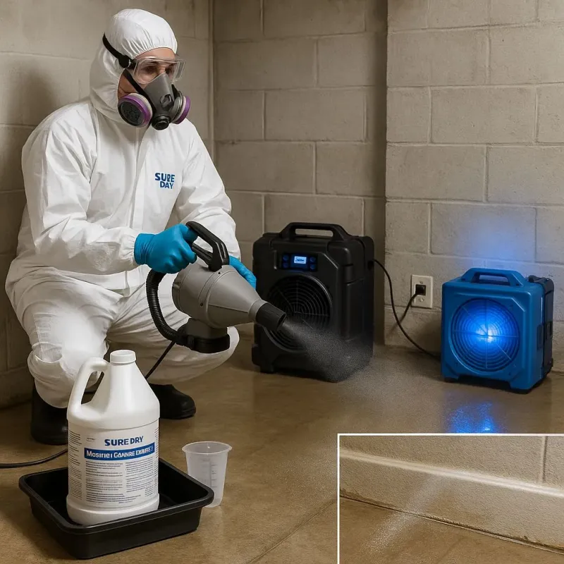 Sanitization and Odor Removal process in Sea Girt, NJ